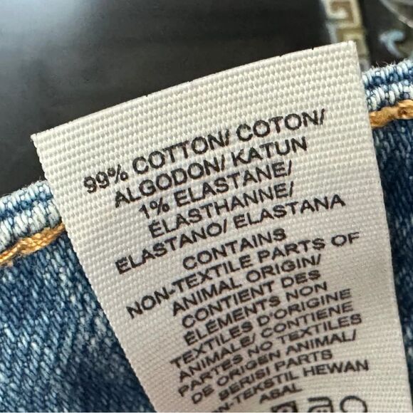 Lucky Brand Bridgette High Rise Bootcut Jeans Size 2 / 26 Light Wash Slit Hem - Picture 8 of 9